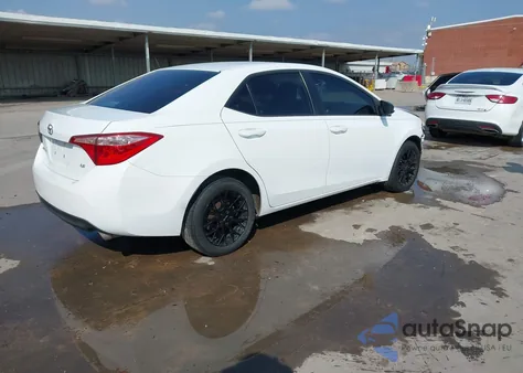 2017 Toyota Corolla Le из США, поврежденный, VIN 5YFBURHEXHP606280